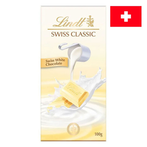 Sôcôla trắng Lindt Swiss Classic White Chocolate 100g F118864