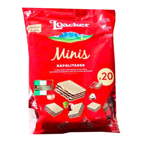 Bánh xốp Loacker Classic Minis Napolitaner 200g