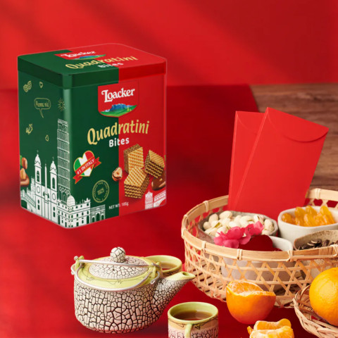 Bánh xốp Loacker Quadratine Bites 70gr