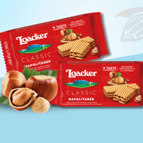 Bánh xốp Loacker Classic Napolitaner 45g