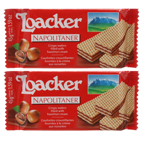 Bánh xốp Loacker Classic Napolitaner 45g