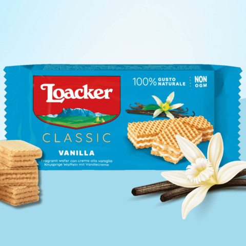 Bánh xốp Loacker Classic Vanille 45g