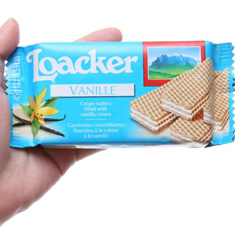 Bánh xốp Loacker Classic Vanille 45g
