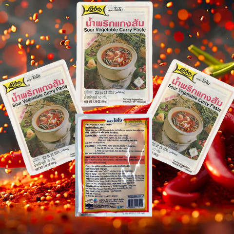 Gia vị chua Lobo Thái Lan 300 gói 50g