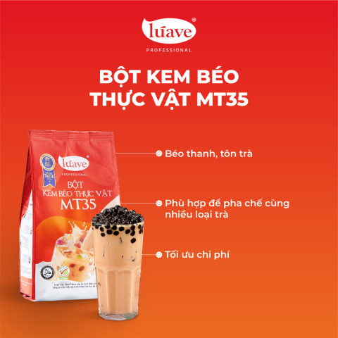 Bột Sữa Kem Béo Thực Vật MT35 Lúave 1kg
