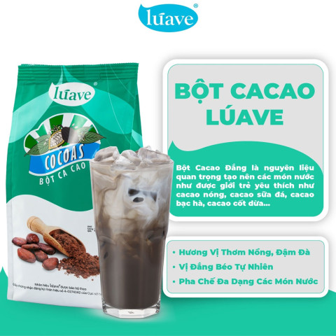Bột Cacao Đắng Lúave Cocoas 500g