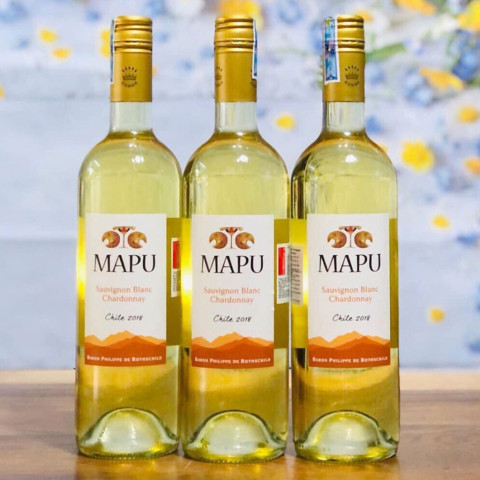Rượu vang trắng Mapu Sauvignon Blanc