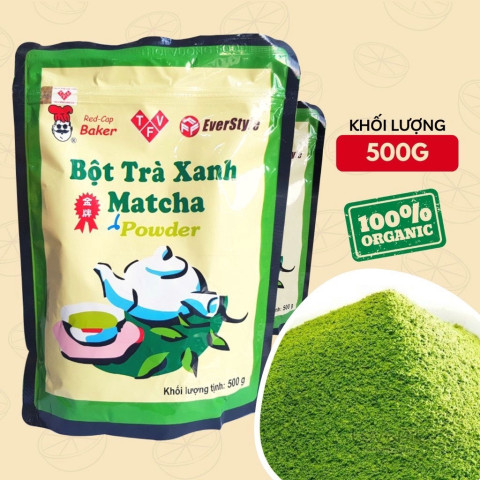 Bột trà xanh matcha Đài Loan 500gr
