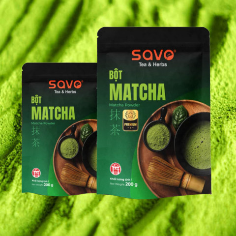 Bột Trà Xanh Matcha Savo 200gr