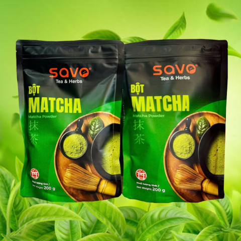 Bột Trà Xanh Matcha Savo 200gr