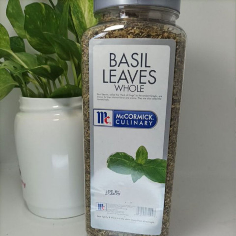 Lá húng quế tây McCormick Basil Leaves 140g F122327