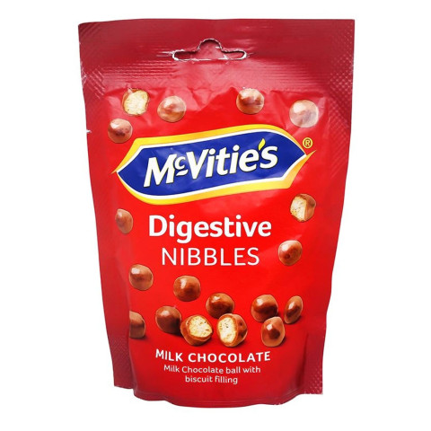 Bánh bi sôcôla sữa McVitie's Digestive Nibbles 80g