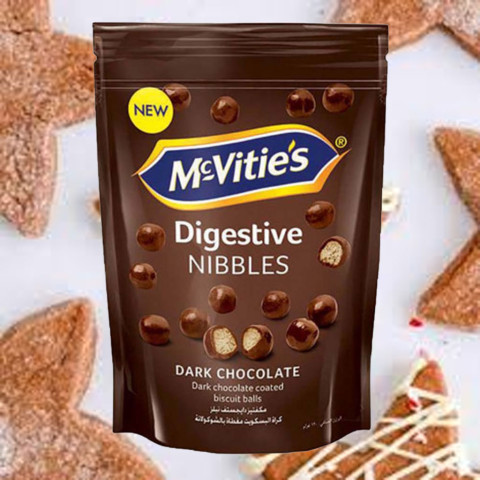 Bánh bi sôcôla đen McVitie's Digestive Nibbles 80g
