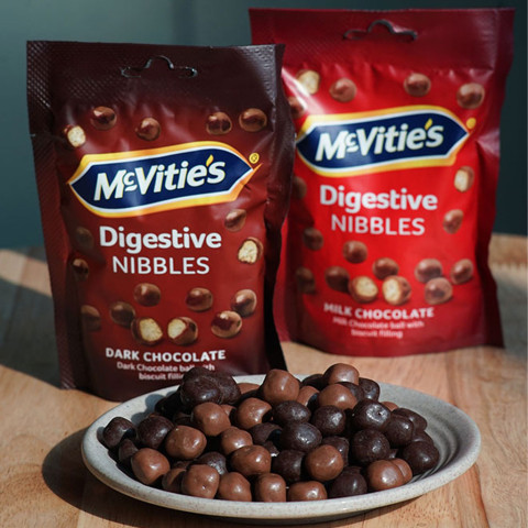 Bánh bi sôcôla đen McVitie's Digestive Nibbles 80g