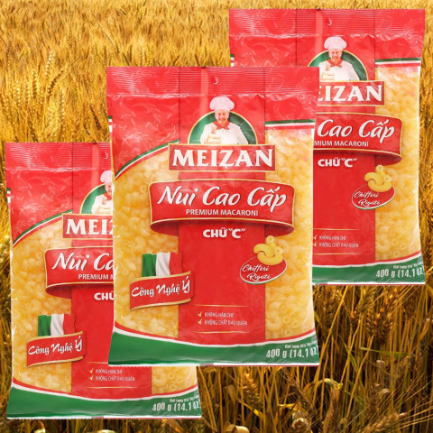 Nui cao cấp chữ C Meizan 400g