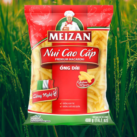 Nui gạo cao cấp ống dài Meizan 400g