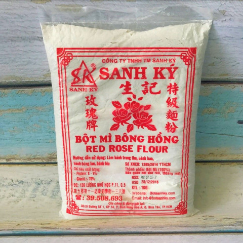 Bột mì Bông Hồng Đỏ Sanh Ký Red Rose Flour 1kg