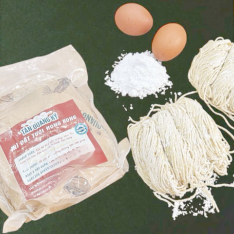 Mì vắt tươi kiểu Hồng Kông sợi nhỏ
