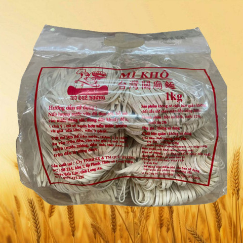 Mì khô Quê Hương sợi lớn gói 1kg