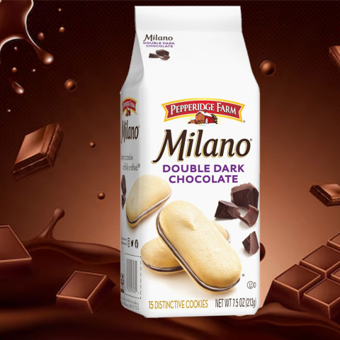Bánh quy Milano Sôcôla đen hai lớp Pepperidge Farm 213g