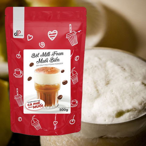 Bột Milk Foam Muối Biển DP FOOD 500gr