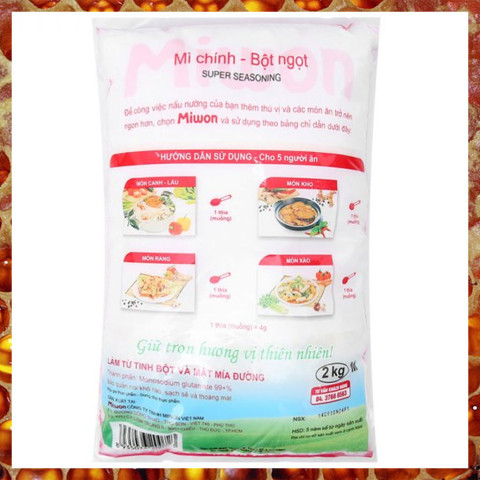Bột ngọt Miwon 2kg