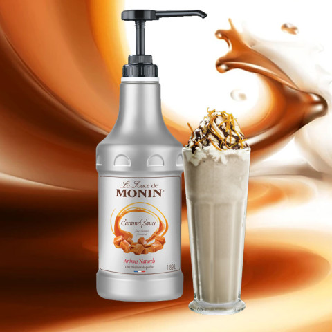Siro Monin Caramel Syrup 1.89L