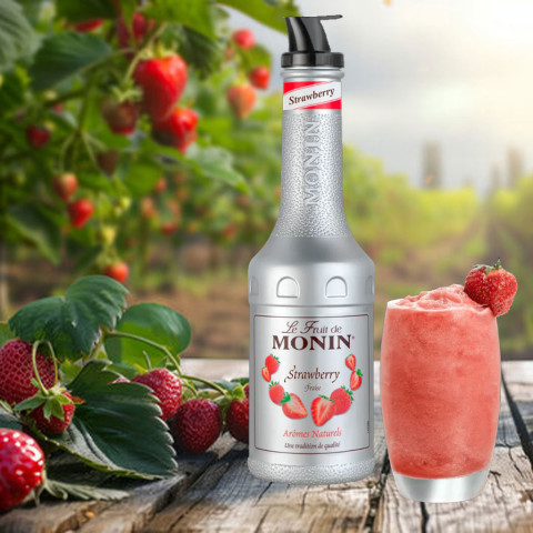 Mứt dâu sệt Monin Strawberry Puree 1 lít