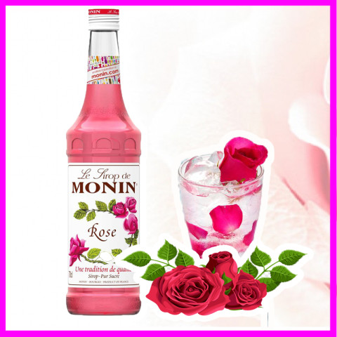 Siro hoa hồng Monin Rose Syrup 700ml