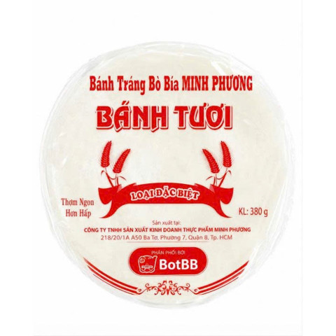 Bánh tráng bò bía Minh Phương gói 30 lá