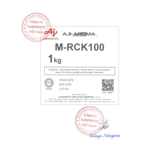 Bột gia vị gà nướng M-RCK100 Ajinomoto