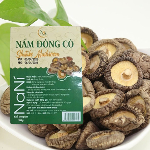 Nấm đông cô khô Naní Shiitake Mushroom 200gr