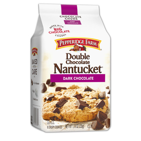 Bánh quy sôcôla đen nguyên chất Pepperidge Farm Nantucket 220g