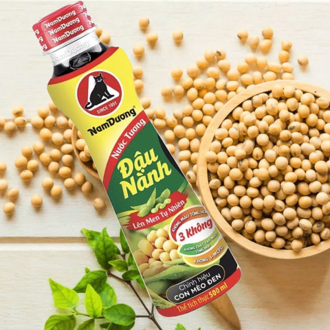 Nước tương đậu nành lên men Nam Dương 500ml