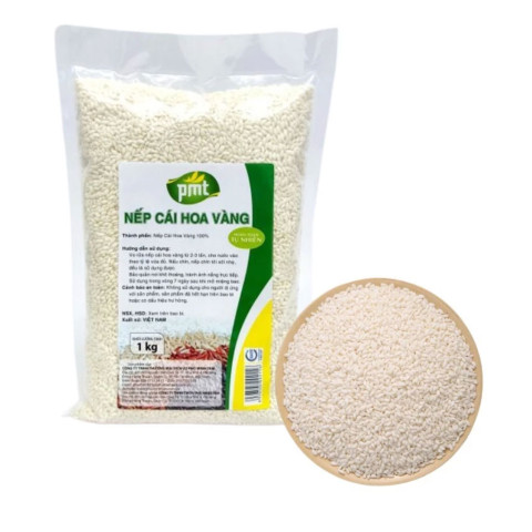 Gạo Nếp Cái Hoa Vàng 1Kg