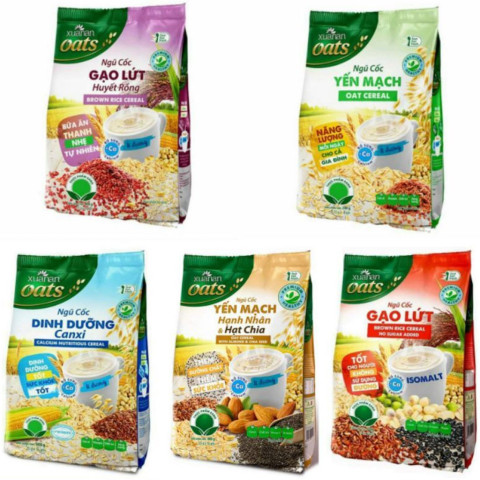 Ngũ Cốc Yến Mạch Hạnh Nhân & Hạt Chia 400gr
