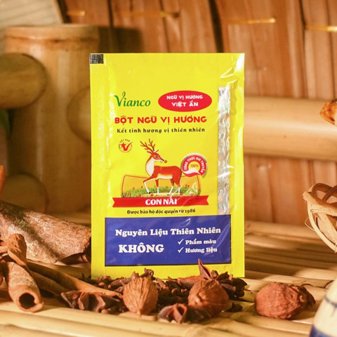 Bột ngũ vị hương Con Nai Vianco hộp 50 gói 10g