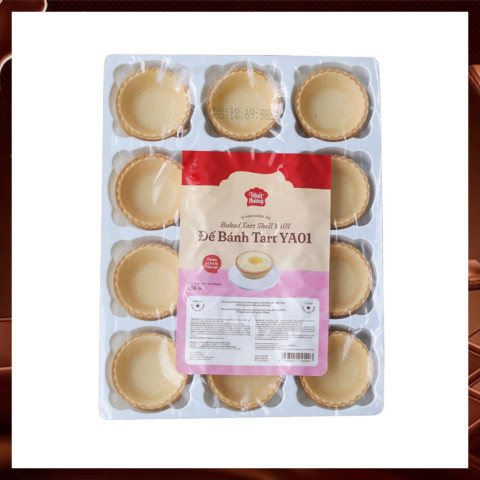 Đế Bánh Tart YA01 Nhất Hương 756g – 36 Cái