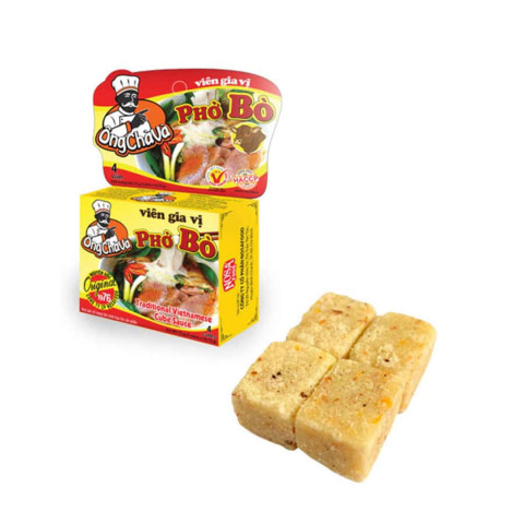 Viên Gia Vị Phở Bò Nosa Food Hộp 75gr 4 Viên