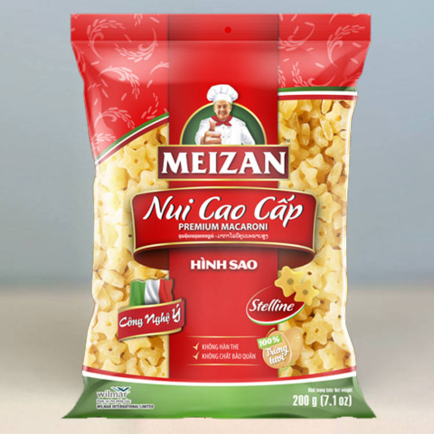 Nui cao cấp Meizan hình sao gói 200g