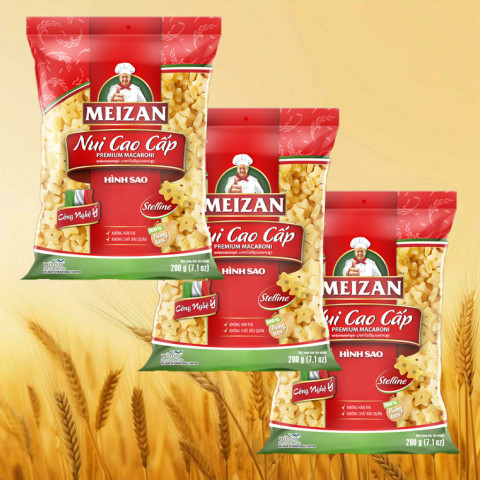 Nui cao cấp Meizan hình sao gói 200g