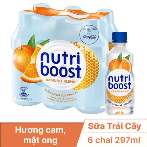 Sữa trái cây Nutriboost hương cam 297ml