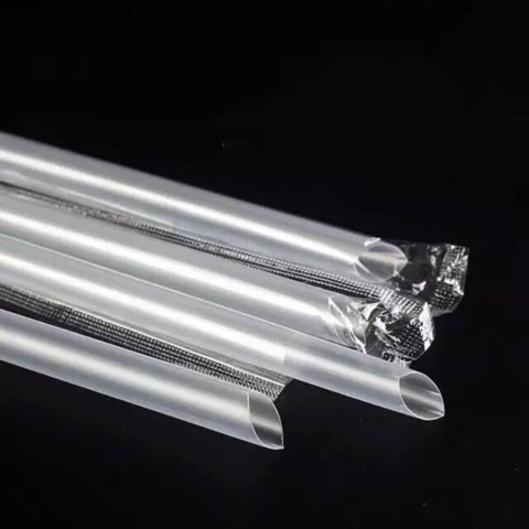 Ống Hút Trắng Trong Phi 12 gói 500g