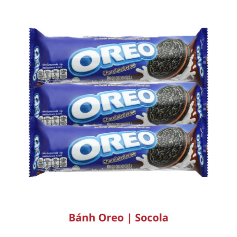 Bánh quy vị Sôcôla Oreo Chocolate Creme 133gr