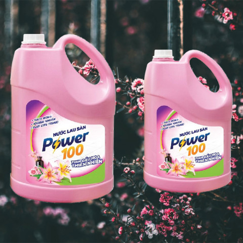 Nước lau sàn Power100 hoa thiên nhiên 3.5kg