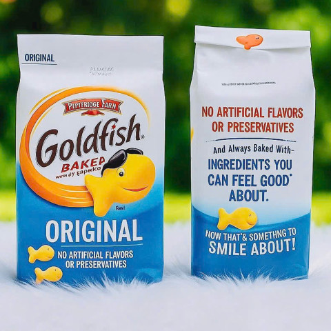 Bánh cá Pepperidge Farm Goldfish Original 187g