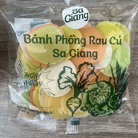 Bánh phồng rau củ Sa Giang 100g