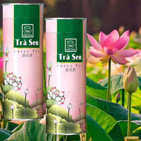 Trà Sen Phúc Long Lon Giấy 100g