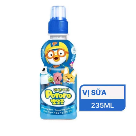 Nước trái cây Pororo vị sữa 235ml