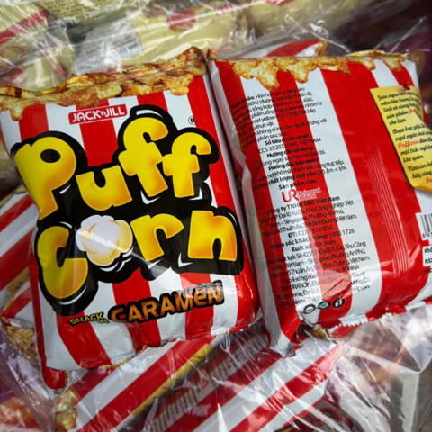 Bánh Snack vị Caramen Jack'n Jill Puff Corn 45g